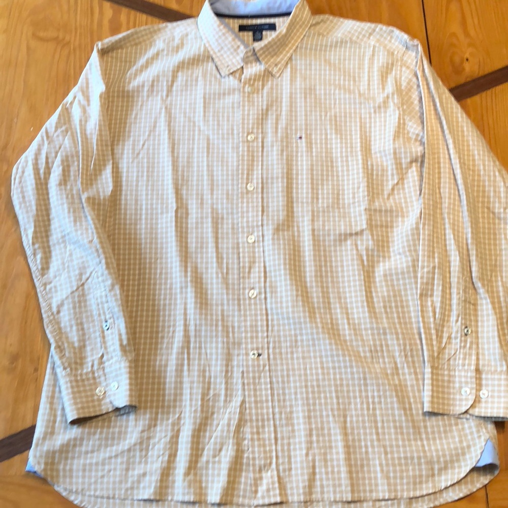 Men’s Button Up Tommy Hilfiger L/S XLarge